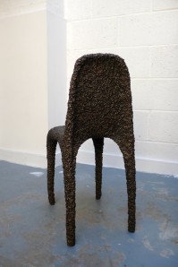 Bronze Poly chair, by Max Lamb